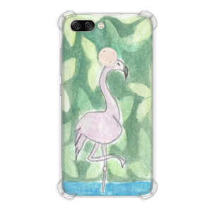 Casing HP Watercolor flamingo in the forest