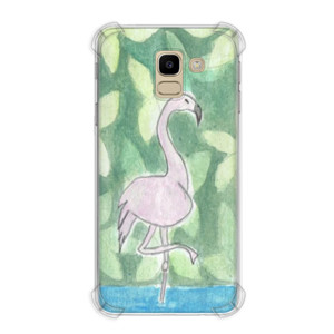 Casing HP Watercolor flamingo in the forest