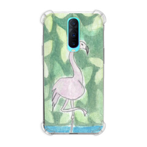 Watercolor flamingo in the forest Casing HP