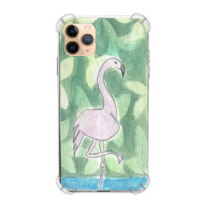 Casing HP Watercolor flamingo in the forest