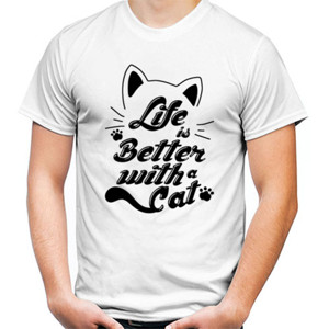 Kaos Kaos Life is Better With a Cat (CLCAT03)