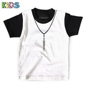 Kaos Anak Full-Print picture of a necklace