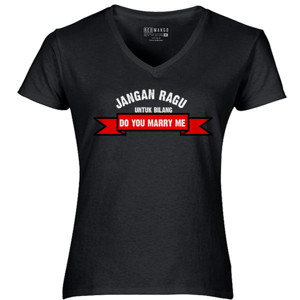 Kaos KAOS CEWEK MARRY ME