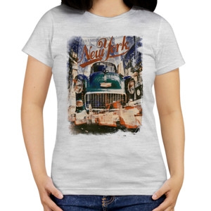 Kaos Vintage Car New York