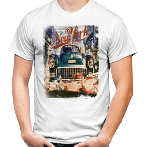 Kaos Vintage Car New York