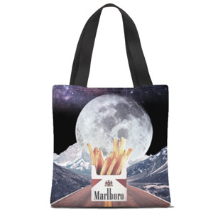 Tas Tote Fullprint Smoke The Galaxy
