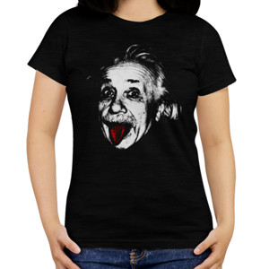 Kaos Einstein Funny Tongue