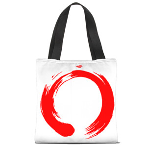 Tas Tote Fullprint Sapuan Kuas Zen