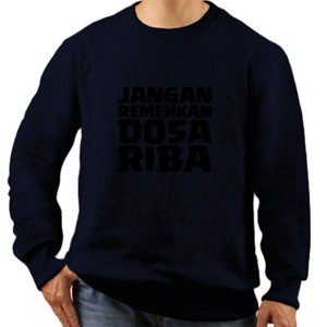 Jaket Sweater Jangan Remehkan Dosa Riba 4