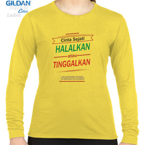 Kaos Halalkan Atau Tinggalkan