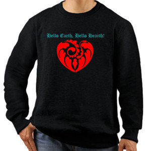 Jaket Sweater Kaos Hello Earth, Hello Hearth!