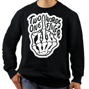 Jaket Sweater TWO WORDS ONE FINGER 