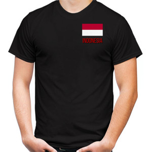 Kaos bendera Indonesia