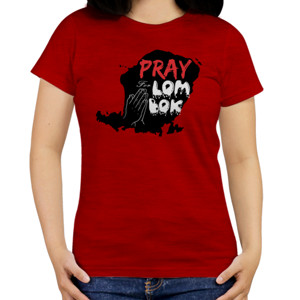 Kaos kaos pray for lombok 2018