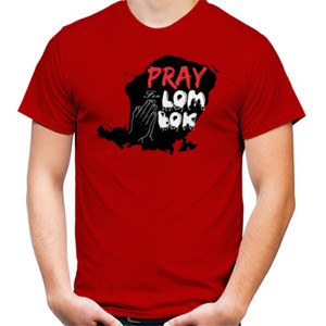 Kaos kaos pray for lombok 2018