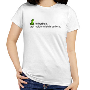 Kaos Kaos Wanita Mulut Berbisa by Co_mbro