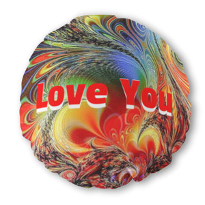 Bantal Bulat Love You