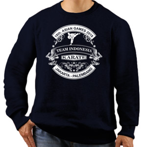 Jaket Sweater TIM KARATE INDONESIA - ASIAN GAMES 2018 (2 SIDED)