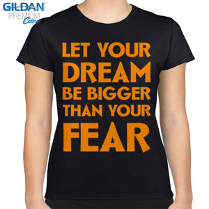 Kaos Motivasi Q028 - Let Your Dream Be Bigger