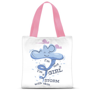 Tas Tote Fullprint I'm a STORM with Skin
