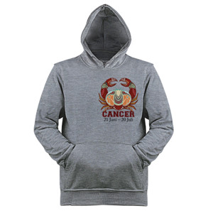Jaket Hoodie zodiak - cencer