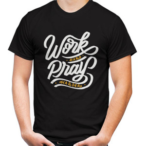 Kaos Motivasi - Work Hard Pray Harder