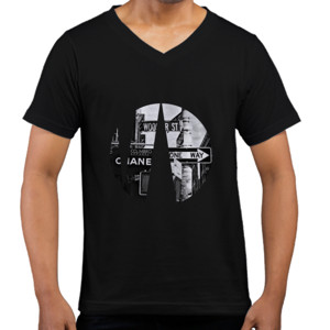 Kaos  Kaos Pria Street V-Neck by Co_mbro