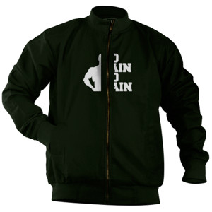 Jaket Bomber NO PAIN NO GAIN