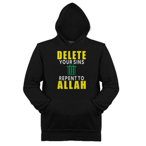 Jaket Hoodie Delete Your Sin Repent To Allah