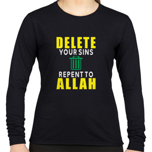 Kaos Delete Your Sin Repent To Allah