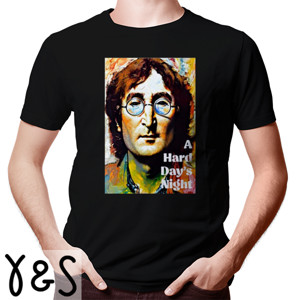 Kaos Lukisan Potret John Lennon