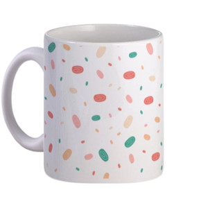 Mug Corak Ovale Mini