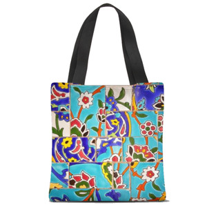 Tas Tote Fullprint Tas bunga RB