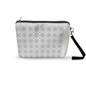 Pouch Trapesium Simetri pattern