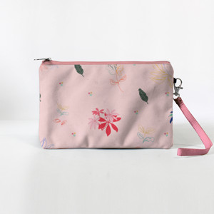 Dompet Pink Flower Snow Pouch