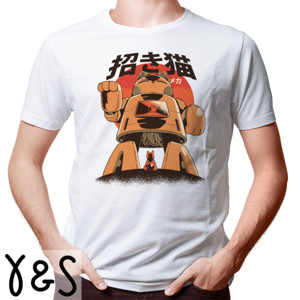 Kaos Jepang Robot Cat