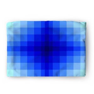 Sarung Bantal Blue Pixel