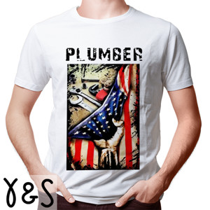 Kaos Plumber American Flag - 2