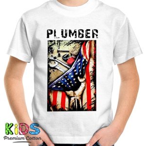 Kaos Plumber American Flag - 2