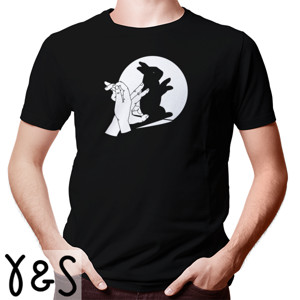 Kaos Funny Hand Rabbit shadow