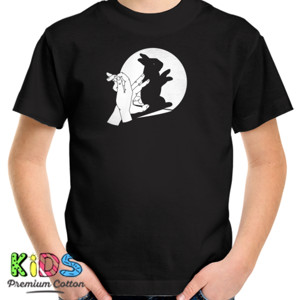 Kaos Funny Hand Rabbit shadow