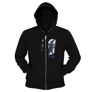 Hoodie Zipper Kaos Seni Budaya Arjuna Satria Nusantara