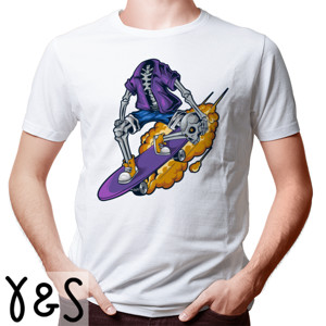 Kaos Skull Skateboarding
