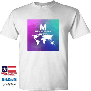 Kaos MFDAcademy white color gildan