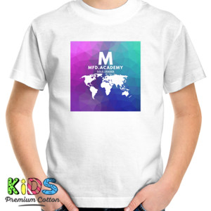 Kaos MFDAcademy white color gildan