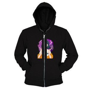Hoodie Zipper dk digital drawing 7/21 purp;e