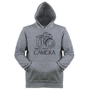 Jaket Hoodie Gambar Kamera Harta Tahta Camera Photo