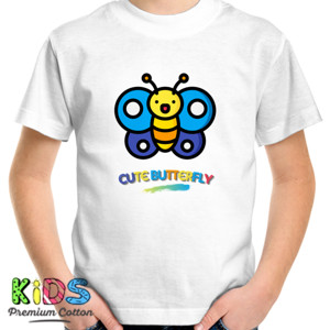 Kaos ANAK KARAKTER CUTE BUTTERFLY