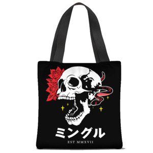 Tas Tote Fullprint skull mingle