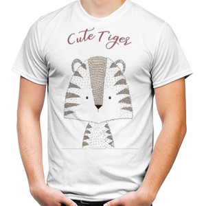 Kaos Cute Tiger